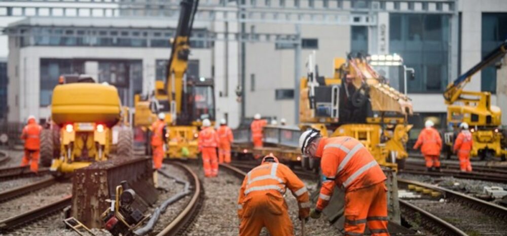 An Image of Engineering on Network Rail